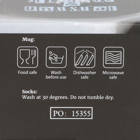 Strange & Unusual Mug and Socks Set