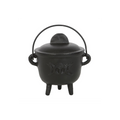 11cm Cast Iron Cauldron with Triple Moon