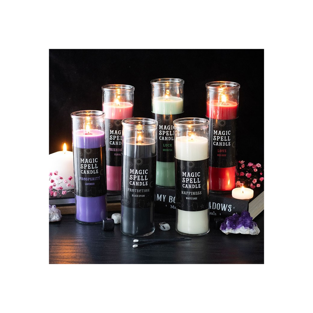 Friendship Floral Magic Spell Tube Candle