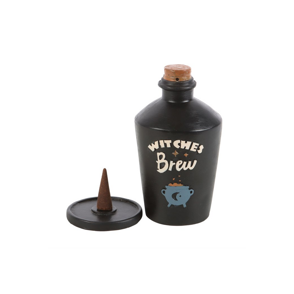 Witches Brew Potion Bottle Incense Cone Burner